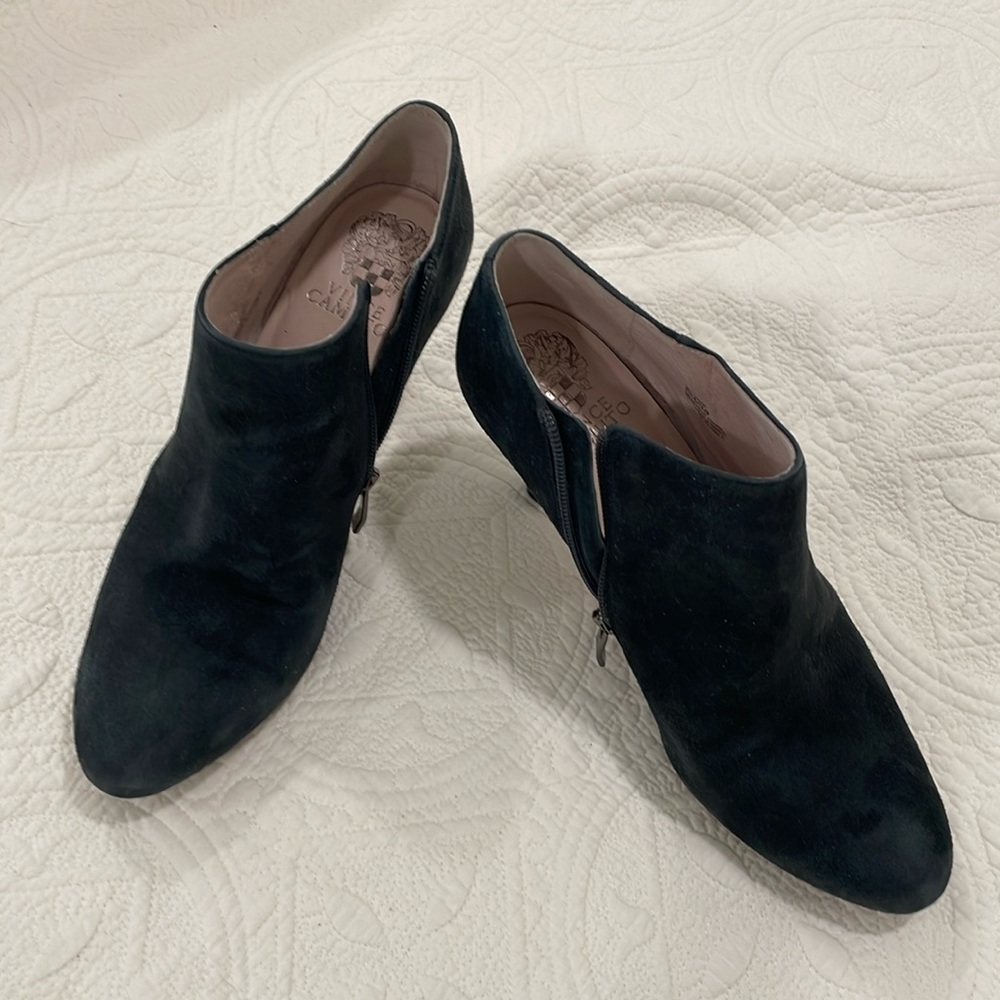 Teal Suede Vince Camuto Ankle Boots